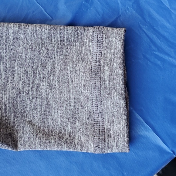 NWT Gottex scoop neck long sleeve-Sz Small🤩 Heather gray, form fitting ♥️ - Picture 6 of 9